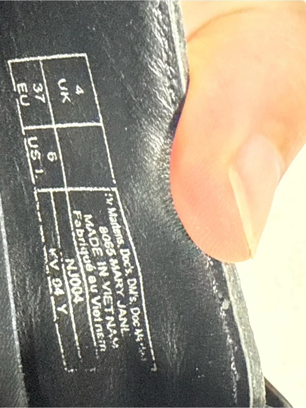 Dr. Martens Black Leather Double Strap Buckle Mary Jane Flats Round Toe 6 - Picture 9 of 9